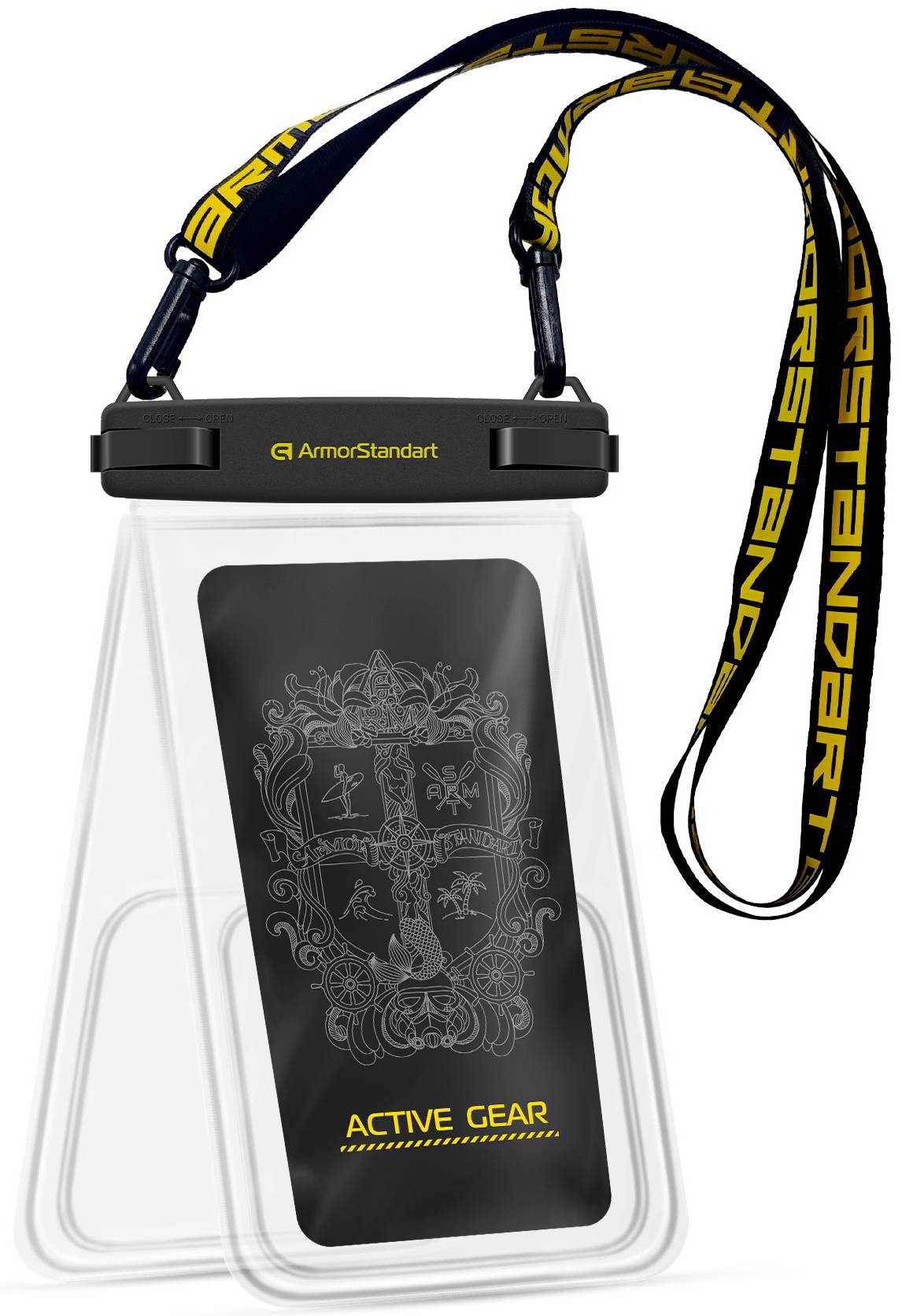 Чохол для смартфону Armorstandart Сapsule Double Pockets Black (ARM84415)